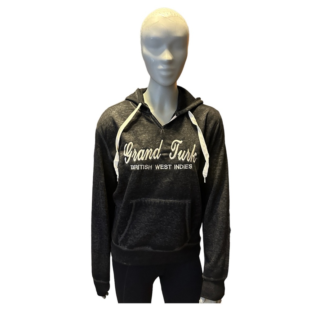🆕 U.S. Vintage Grand Turk Hooded Long Sleeve Hoodie Sweatshirt M